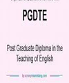 Post Graduate Diploma in the Teaching of English (PGDTE)