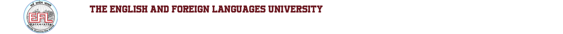 English & Foreign Languages University Logo